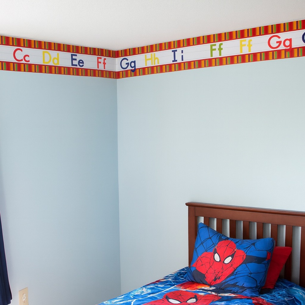 Alphabet A-Z  Wall Border Teaching School Classroom Kids Room or Nursery- Kente